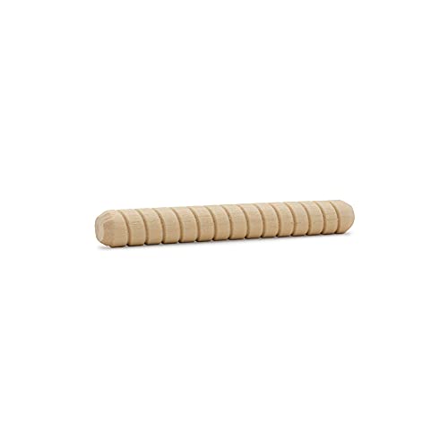 Wooden Dowel Pins 1/2 inch x 3 inch, Pack of 100 Spiral Dowel Joints for Woodworking, Furniture and Crafts, by Woodpeckers - size: 1/2 inch x 3 inch