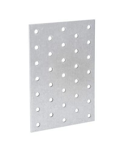 Alberts, Sendzimir-galvanised, 140 x 100 mm 353414 Perforated Plate - size: 140 x 100 mm