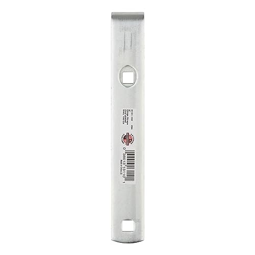 National Hardware N131-102 Strap Hinge, Zinc Plated, for Swing Doors - size: 8 Inch