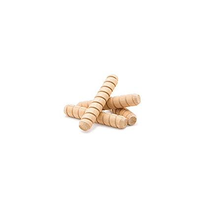 Wooden Dowel Pins 3/8 inch x 2 inch, Pack of 250 Spiral Dowel Joints for Woodworking, Furniture and Crafts, by Woodpeckers - size: 3/8 inch x 2 inch