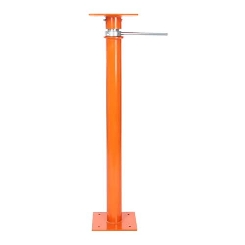 House Floor Jack, 37"-61" Height Range, 12000 lbs Max Load Capacity, Lift Support Telescoping Jack Post, Steel Temporary Support Column, Adjustable Jacking Post for Basement, Beam, Construction - size: 37"-61"