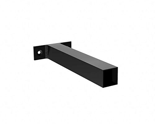Square Free Floating Shelf Bracket – Heavy Duty Hidden Shelf Support Brackets for Floating Wood Planks–Invisible Flush-Mount Hardware for DIY Rustic & Modern Shelving (Square Peg-5 inches) - size: 5 Inches