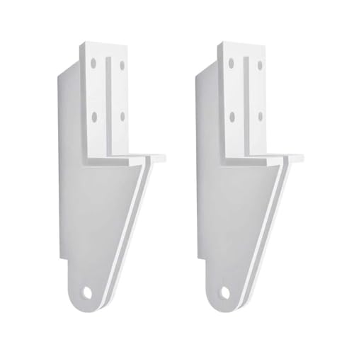 White Replacement Door Jamb Bracket for Lanai Screen Door Closers