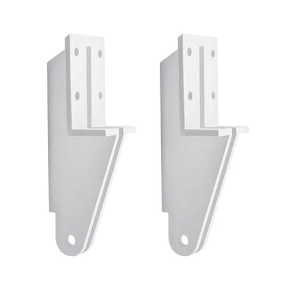 White Replacement Door Jamb Bracket for Lanai Screen Door Closers
