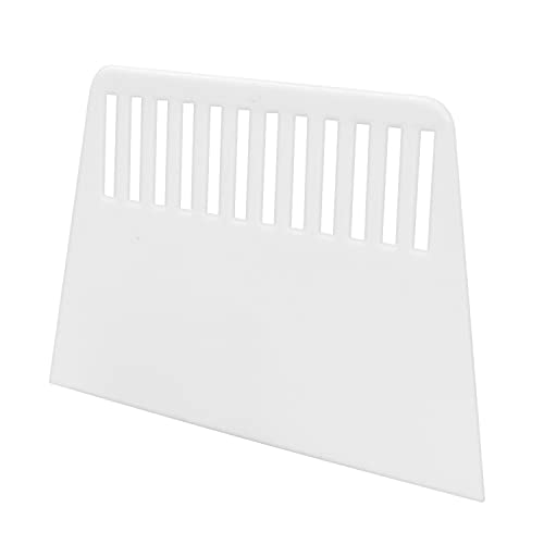 Plastic Putty Knife, 7 Inch Scraper Tool, Flexible Spackle Spreader Smoothing Tool for Paint, Wall Paper Treatment, Windshield, Drywall, Decals, Patching, Painting, White