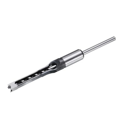 uxcell Square Hole Drill Bit for Wood 10mm Hollow Chisel Mortiser Auger Spur Cutter Tool, High Carbon Steel for Woodworking Carpentry - size: 10mm