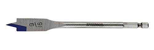 IRWIN SPEEDBOR Spade Wood Drill Bit 9/16" X 6" (88809) - style: 9/16-Inch Bit