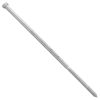 Conquest 5/8"-5 x 20 Lag Bolts, Hot Dip Galvanized, Coarse Threads Hex Head, Corrosion-Resistant for Outdoor, Wood, and Structural Projects (25 Pack) - size: 5/8"-5 x 20"