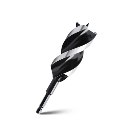 1-1/2" x 6" Auger Drill Bit for Wood,Hex Shank Tri Flute Drill Bit - size: 1-1/2"x6"