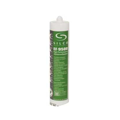 Silco EF9500 High Performance Hybrid Silicone Sealant/Adhesive (10 oz, Black, 24) - color: Black