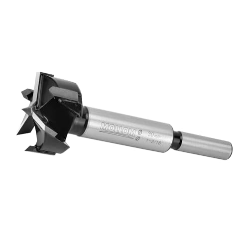 Mollom 30mm (1-3/16") Triple Flute Carbide Forstner Drill Bit - size: 30mm | 1-3/16"