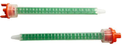 CosmoMix Square Static Mixer Nozzle Tube Tip, F System for 4:1/10:1 Mixing Ratio,7.1 Inches, 24 Elements, 10 Pieces Epoxy Mixing Nozzle Tip, For AB Glue Acrylic Adhensive Gun Mixer (RSF10-11-24S)