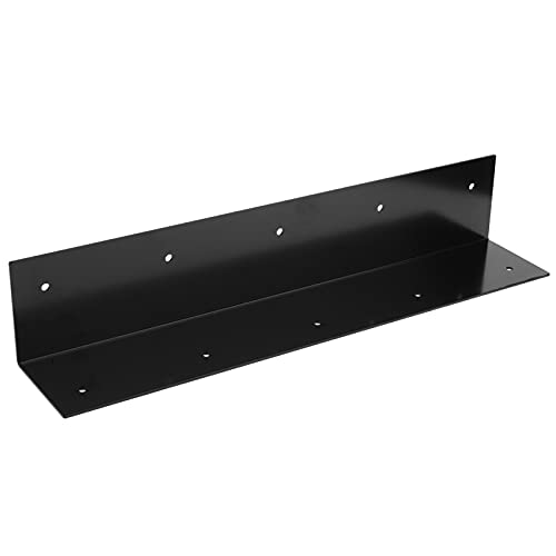 4 Pack 16" x 3" Black Raised Garden Bed Corner Bracket for Wood - size: 16" x 3"