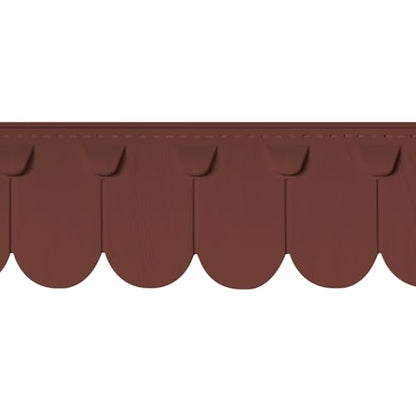 The Foundry Vinyl Round 6" Shapes - 1/2 Square - color: 278 Russet