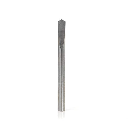 Amana Tool - 51682 CNC Solid Carbide 118° Pt. Spade Drill 1/8 Dia x 7/16 x 1/8 Sha - size: 1/8 Dia x 7/16 x 1/8 SHK