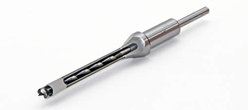 Mortise Bits Chisel Set - Square Hole Drill - 3/8" Dia x 5/8" x 8-1/2" OAL - size: 3/8 in