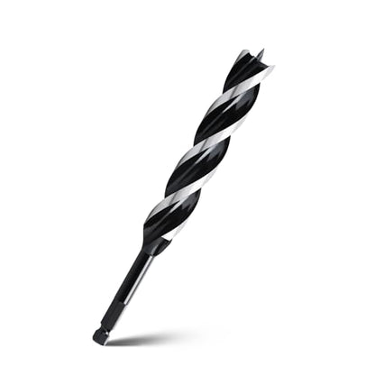 1" x 10" Auger Drill Bit for Wood,Hex Shank Tri Flute Drill Bit - size: 1"x10"