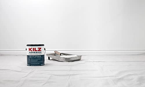 KILZ Adhesion Primer, Interior/Exterior, 1 Gallon - size: 128 Fl Oz (Pack of 1)