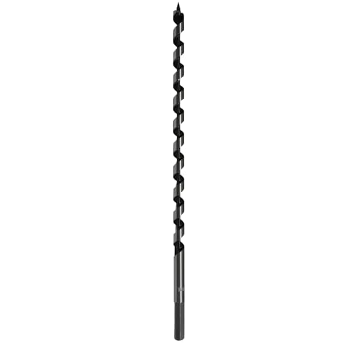 3/8" x 12" Wood Auger Drill Bit for Tree Stump Drilling - size: 3/8 Inch