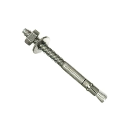 Mighty Fasteners 304 Stainless Steel Wedge Anchors 1/4" X 3" - 25 Pack - size: 1/4" X 3"