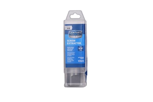 Century Drill & Tool 73308 Spiral Flute Screw Extractor, #8 - size: #8