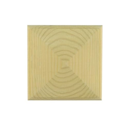 4 in. x 4 in. High Pyramid Pressure-Treated Pine Post Cap (12-Pack)