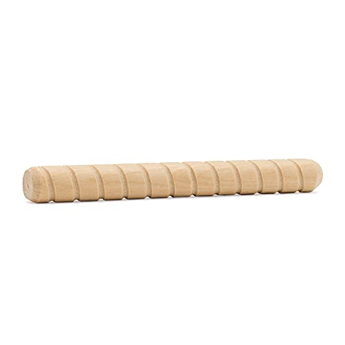 Wooden Dowel Pins 1/2 inch x 4-1/2 inch, Pack of 250 Spiral Dowel Joints for Woodworking, Furniture and Crafts, by Woodpeckers - size: 1/2 inch x 4-1/2 inch