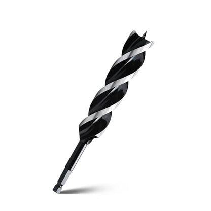 1-1/4" x 9" Auger Drill Bit for Wood,Hex Shank Tri Flute Drill Bit - size: 1-1/4"x9"