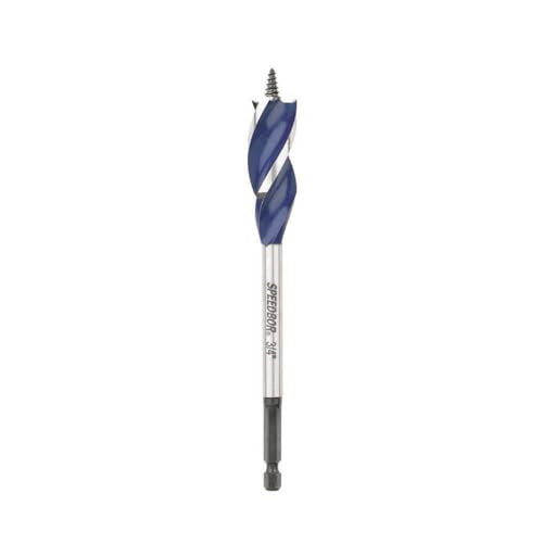 IRWIN SPEEDBOR Tri Flute Wood Drill Bit 13/16"(3041017), Black - size: Pack of 1, style: 13/16-Inch Bit
