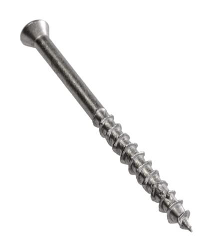 Simpson Strong-Tie T07225WP1 Deck-Drive DWP Wood SS Screw — #7 x 2-1/4 in. T-15, Trim Head, Type 316 (1 lb.)