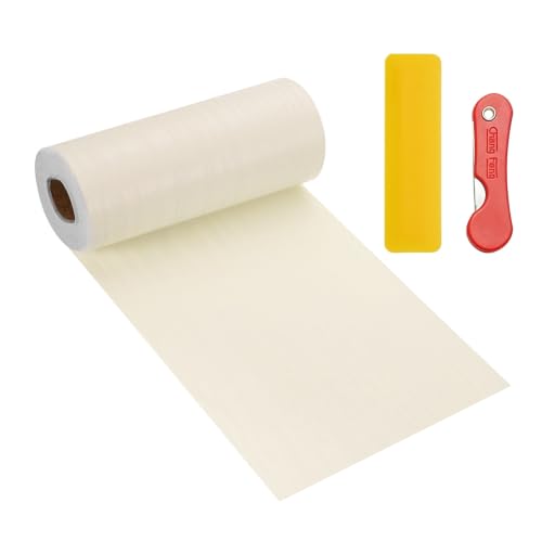 uxcell Wood Grain Repair Tape,5.9" x33ft Grain Repair Patch,Cream Wood - color: Cream Wood, size: 5.9 Inch x 33 ft