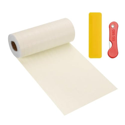 uxcell Wood Grain Repair Tape,5.9" x33ft Grain Repair Patch,Cream Wood - color: Cream Wood, size: 5.9 Inch x 33 ft
