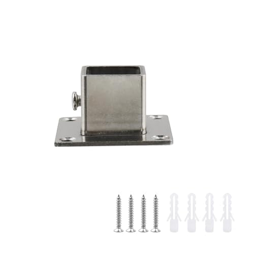 Wealrit 4 PCS Square Post Bases, 0.75" Deck Flange Anchor Bases - style: 4 pcs 0.75" x 0.75"