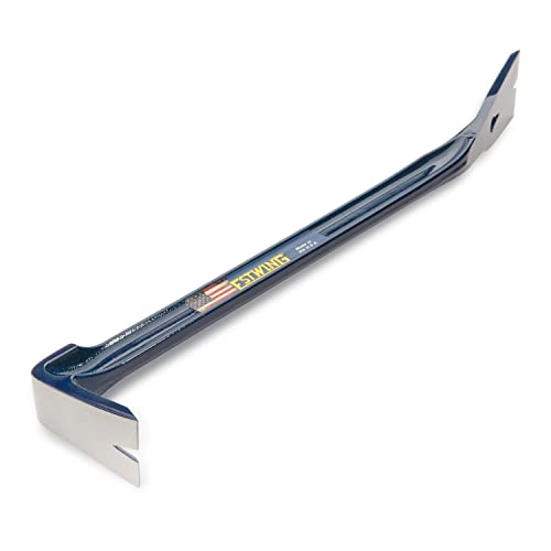 ESTWING Nail Puller, 18" Steel Pry Bar, High-Leverage Design, PB-18