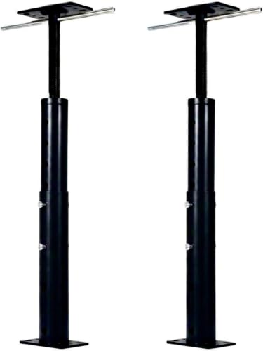 OUTLANE House Floor Jacks, 2 Pack 19"-36" Adjustable Jack Post 18000 LBS - color: Black, size: 19"-36"