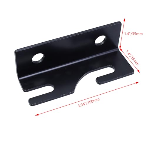 4-Piece Bed Railing Bracket Used to Connect Wood (3.94" Length) - size: 3.94"