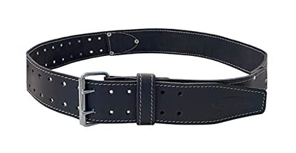 Mcguire-Nicholas 3/4"in Oil Tanned Leather Tool Work Belt For 29"-46" Waist - style: 29"-46" Leather Work Belt