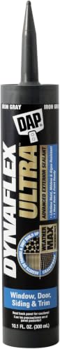 DAP Dynaflex Ultra Advanced Exterior Sealant, Iron Gray, 10.1 Oz (7079818215) (Pack of 6) - color: Iron Gray, size: 10.1 oz (Pack of 6)