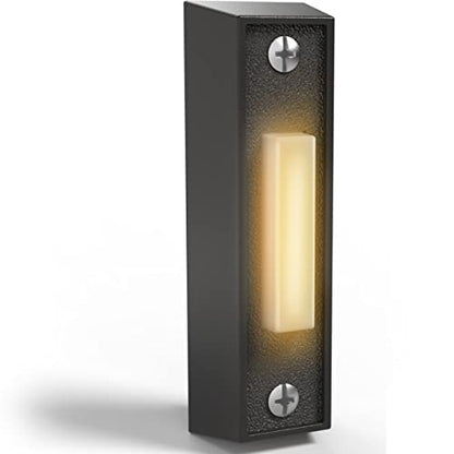 Newhouse Hardware BT4BL Doorbell Button, Black - color: Black, size: Lighted