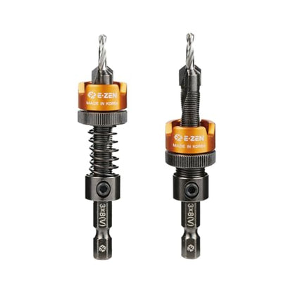 Depth Adjustable Countersink Drill Bit (3 x 8mm, 1/8" x 5/16") 1PCS - size: 3 x 8mm (1/8" x 5/16")