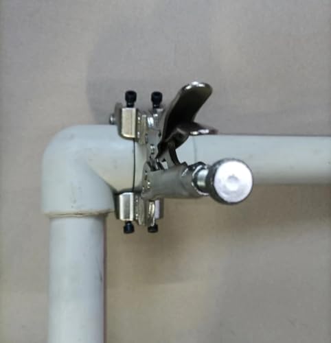 Locking C-Clamp Pipe and Tube Clamp with 4 Pads Vise Grip for Welding Woodworking 11'' Pipe Alignment Tools 2" to 3.5" Range Pipe Tube Welding Capacity Pipe Fit-Up Clamp - size: Locking C-Clamp 11''