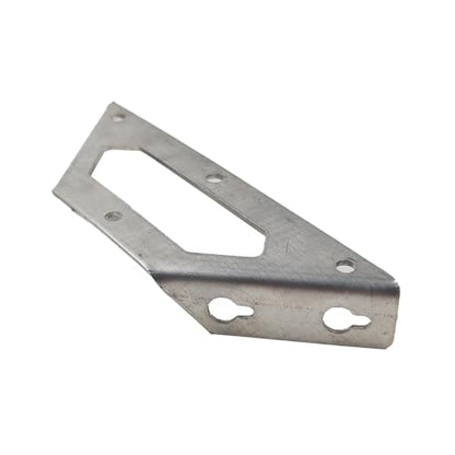 4PCS Heavy-Duty Trapezoid Brackets, Stainless Steel Corner Braces, Triangle Support Connectors for Furniture, Shelves, Wood Projects