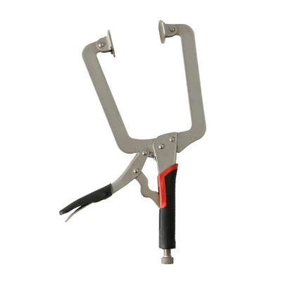 15 inch Locking C-Clamp with Larger Swivel Pads - color: 1-pack