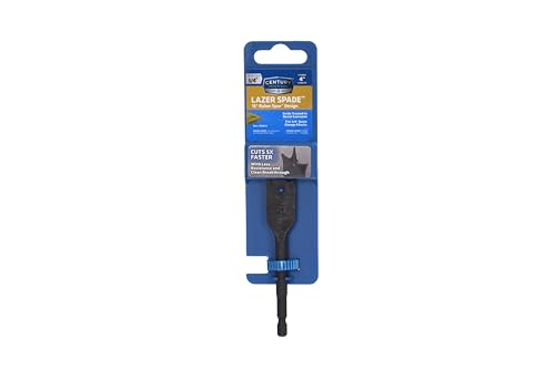 Century Drill & Tool 36248 Lazer Spade™ Bit, 3/4", Overall Length: 4" - size: 3/4" X 4"
