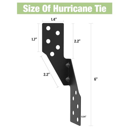 50 Pcs Hurricane Straps Brackets - size: 50