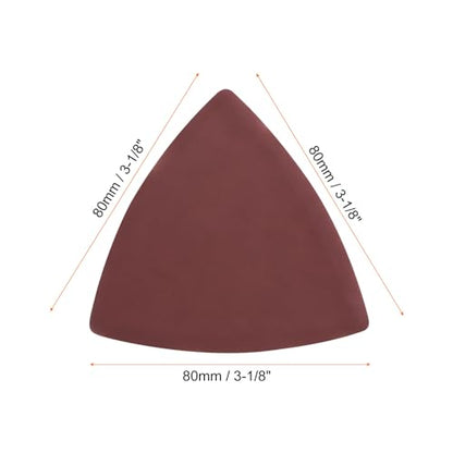 HARFINGTON 100pcs Triangular Hook & Loop Sandpapers 2000 Grits 3-1/8" Aluminum Oxide Sanding Pads Random Orbital Mouse Detail Sander Papers Oscillating Multi Tool Sheets - size: 2000 Grits