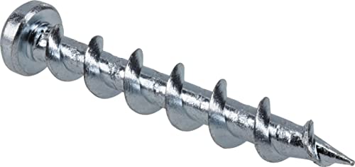 Hillman Borefast Drywall Screw Anchors, 1-1/2in, 75 Pieces, Silver