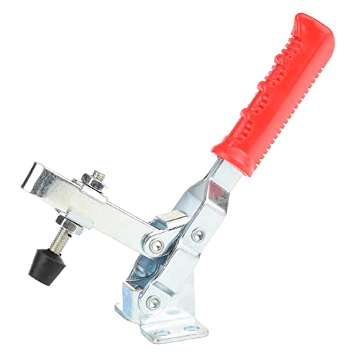 Auniwaig Hold Down Toggle Clamps Vertical Red Hand Tool Holding Capacity Heavy Duty Toggle Clamp 442lbs Quick Release Tool 2Pcs - size: 200kg 2pcs