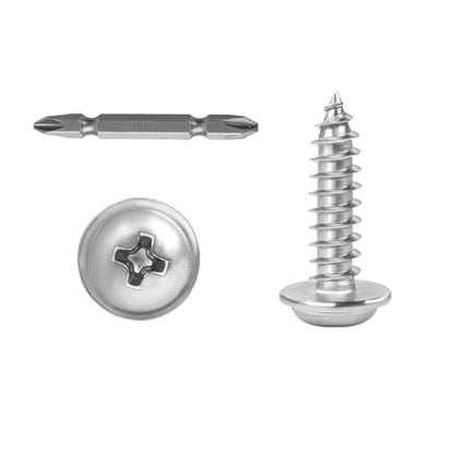 #10x3/4 Phillips Modified Truss Head Wood Screws 100pcs ZGLS-04 - size: #10 x 3/4"