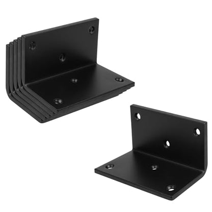 6 PCS 2"x2"x4" L Angle Bracket, Corner Brace for Wood, Countersink - size: 2" x 2" x 4"